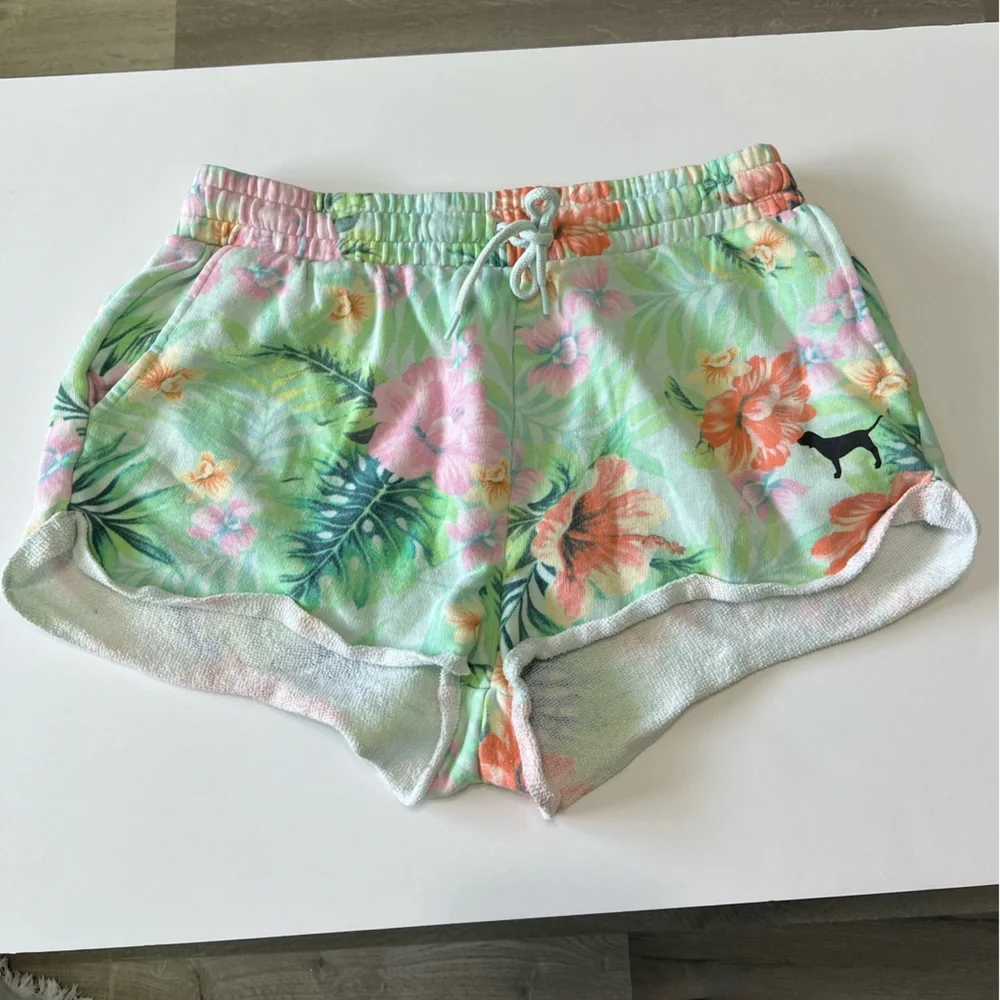 PINK Victoria’s Secret Floral Pattern Shorts